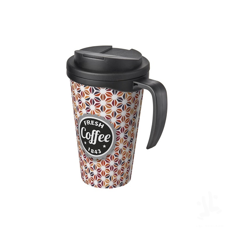 Brite-Americano® Grande 350 ml mug with spill-proof lid