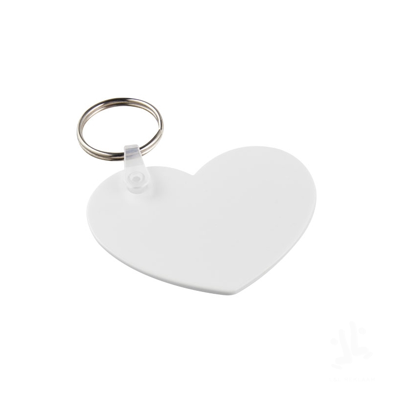 Tait heart-shaped recycled keychain