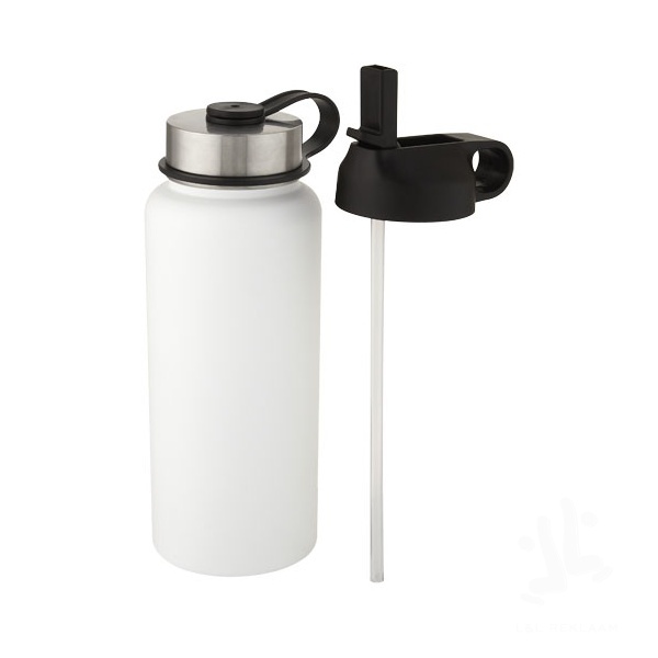 Supra 1 L copper vacuum insulated sport bottle with 2 lids