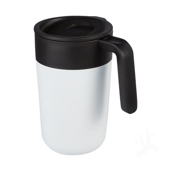 Nordia 400 ml double-wall recycled mug