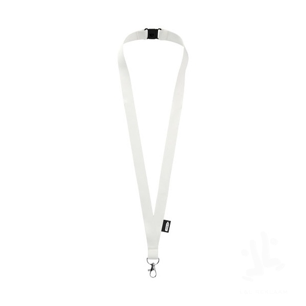 Tom recycled PET lanyard with breakaway closure