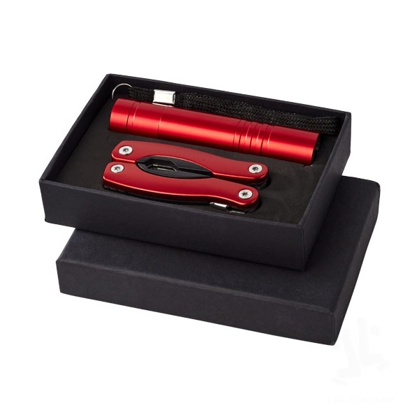 Scout multi-function knife and LED flashlight set