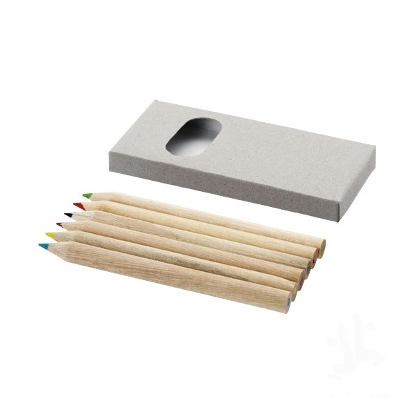 Ayola 6-piece coloured pencil set