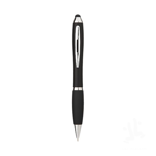 Nash coloured stylus ballpoint pen with black grip