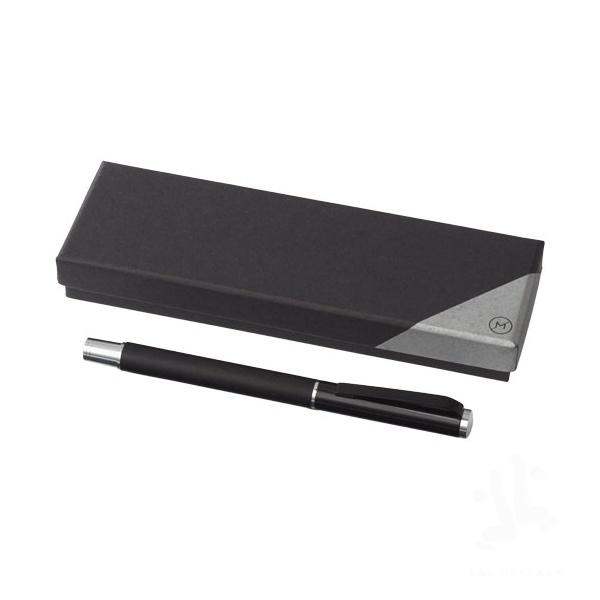 Pedova rollerball pen with leather barrel