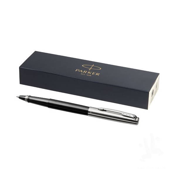 Jotter plastic with stainless steel rollerbal pen