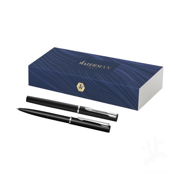 Allure ballpoint and rollerball pen set