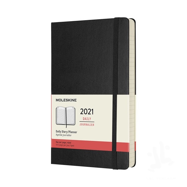 12M daily L hard cover planner