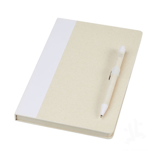 Dairy Dream A5 size reference notebook and ballpoint pen set