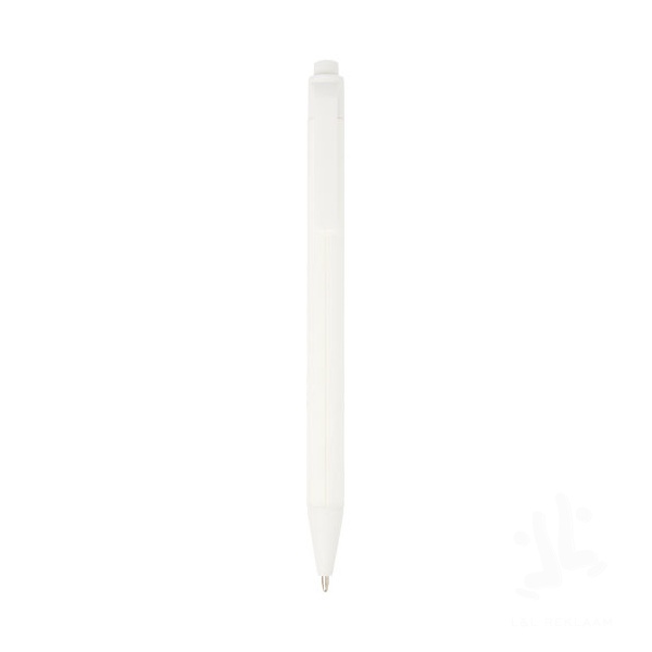 Chartik monochromatic recycled paper ballpoint pen with matte finish