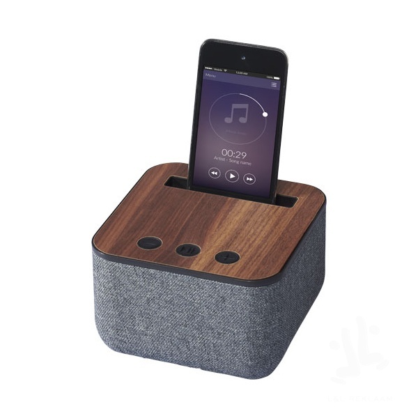 Shae fabric and wood Bluetooth® speaker