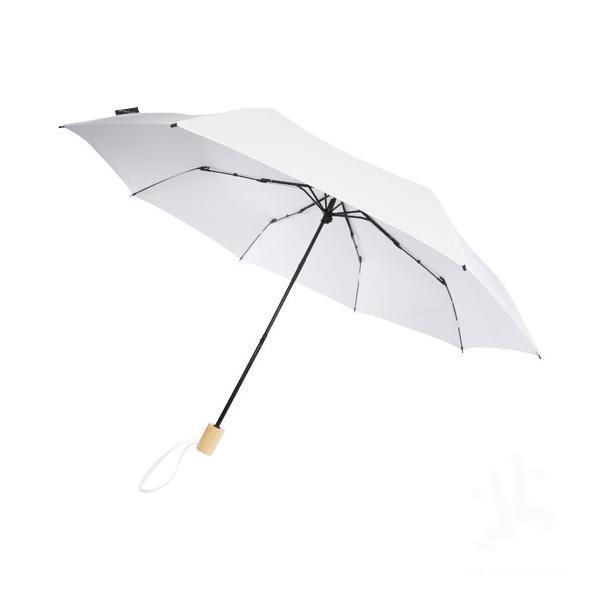 Birgit 21'' foldable windproof recycled PET umbrella