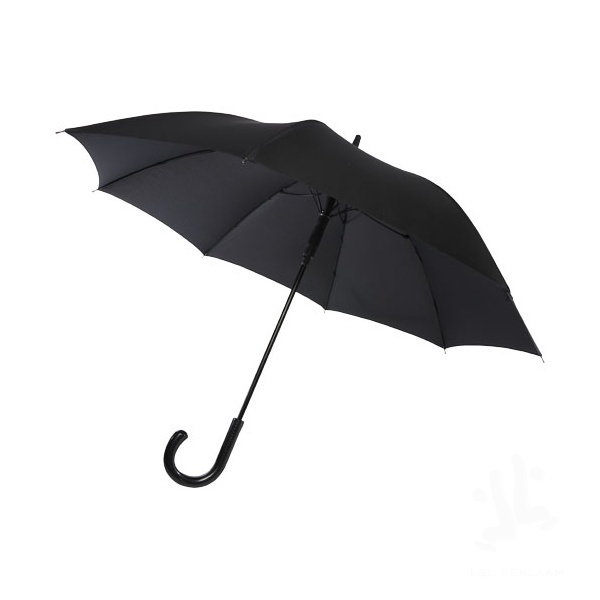 Fontana 23" auto open umbrella with carbon look and crooked handle