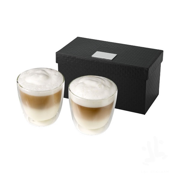 Boda 2-piece glass coffee cup set