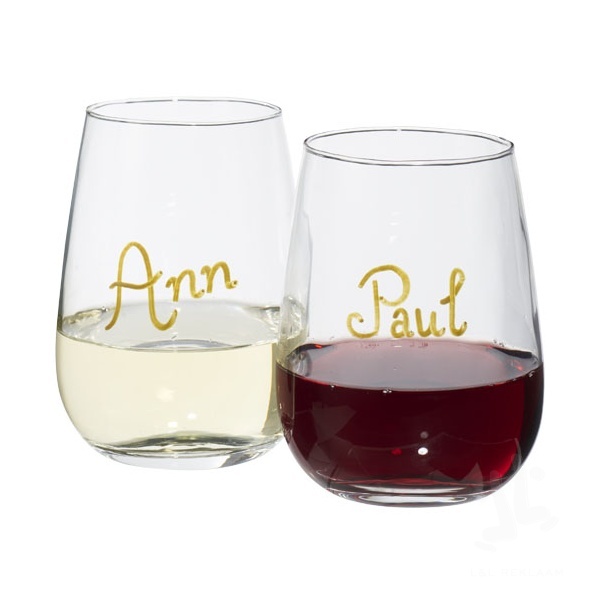 Barola wine glass writing set