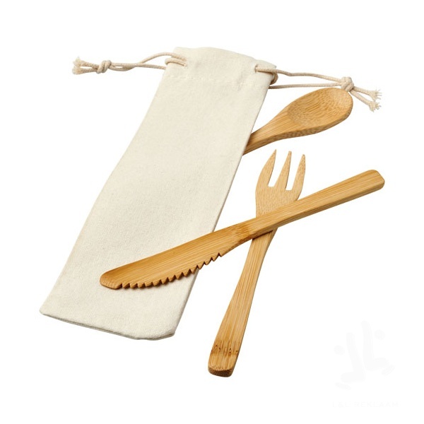 Celuk bamboo cutlery set