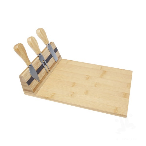 Mancheg bamboo magnetic cheese board and tools