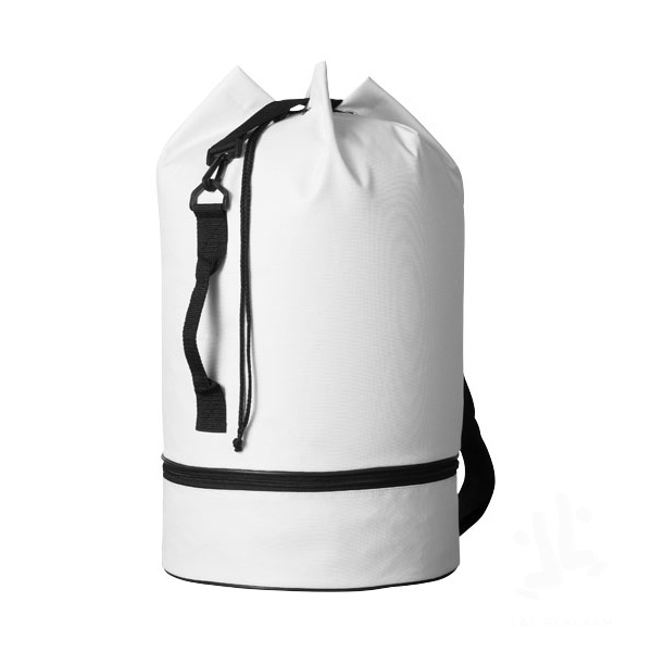 Idaho sailor zippered bottom duffel bag