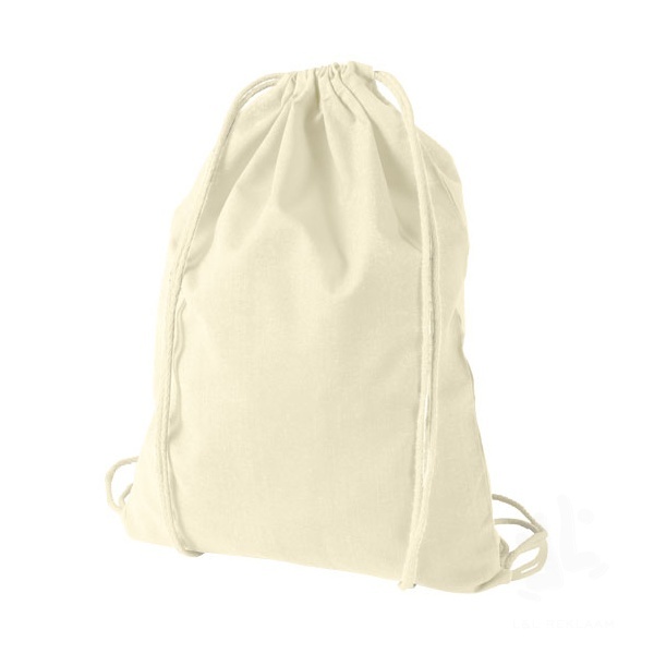 Oregon 100 g/m² cotton drawstring backpack