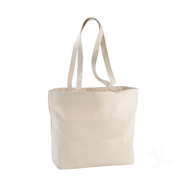 Ningbo 340 g/m² zippered cotton tote bag