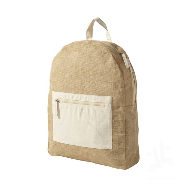 Organ backpack made from jute
