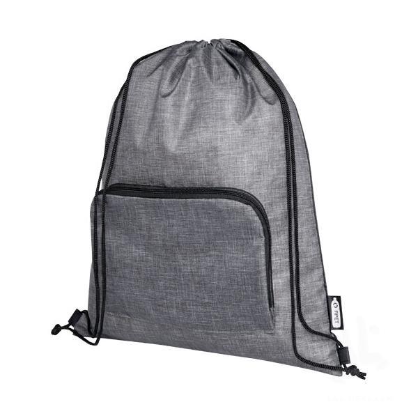 Ash recycled foldable drawstring bag 7L