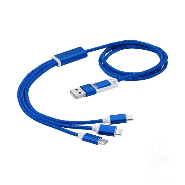 Versatile 5-in-1 charging cable