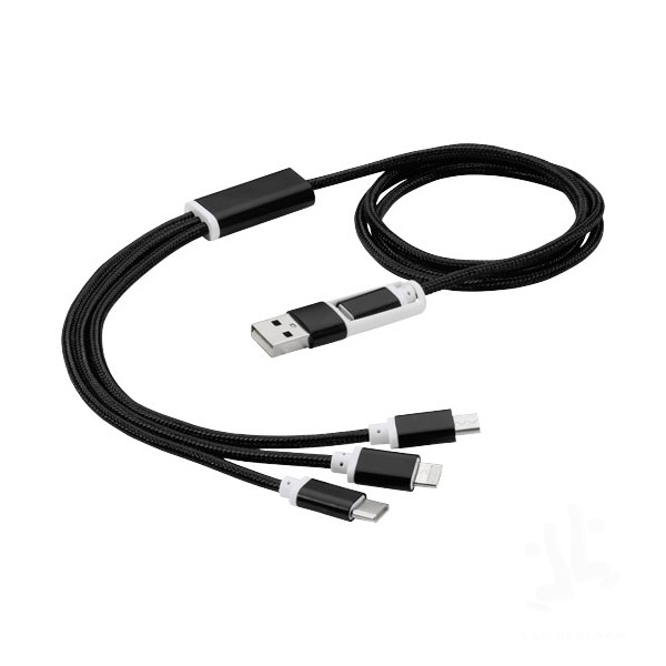 Versatile 5-in-1 charging cable