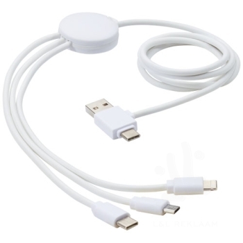 Pure 5-in-1 charging cable with antibacterial additive