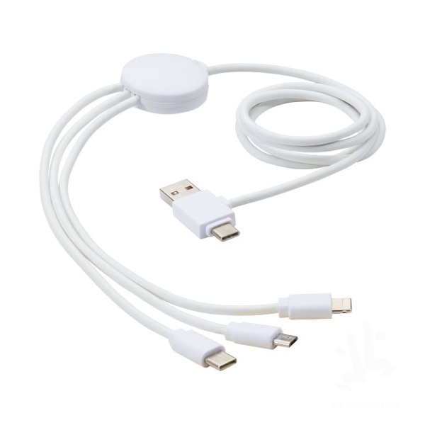 Pure 5-in-1 charging cable with antibacterial additive