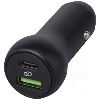 Pilot dual 55W USB-C/USB-A car charger