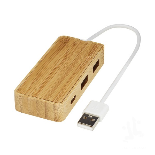 Tapas bamboo USB hub