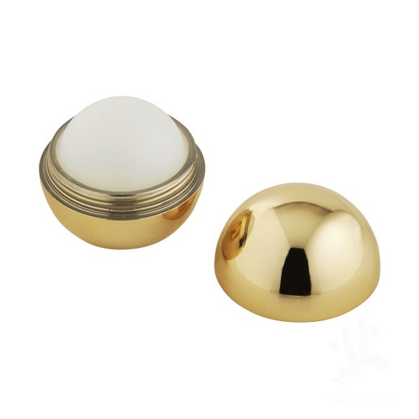 Rolli vanilla lip balm in metallic ball