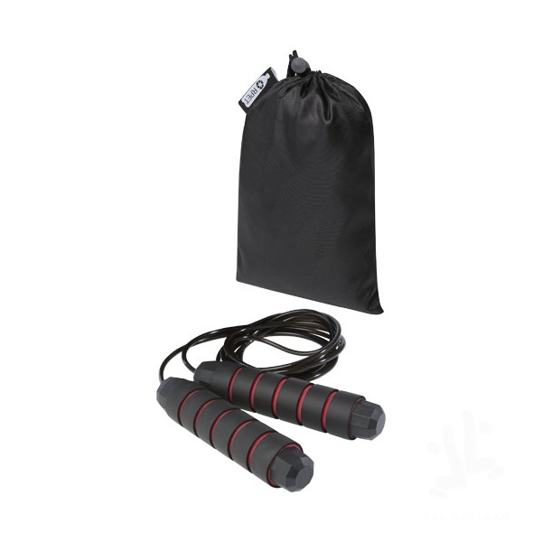 Austin soft skipping rope in recycled PET pouch