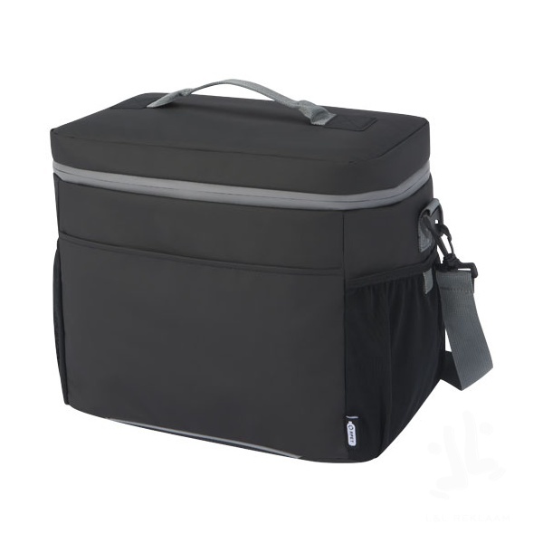 Aqua 20-can GRS recycled water resistant cooler bag 22L