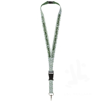 Balta recycled PET lanyard with safety buckle