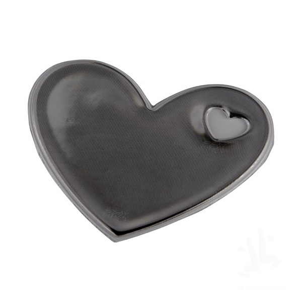 RFX™ S-12 heart M reflective PVC sticker