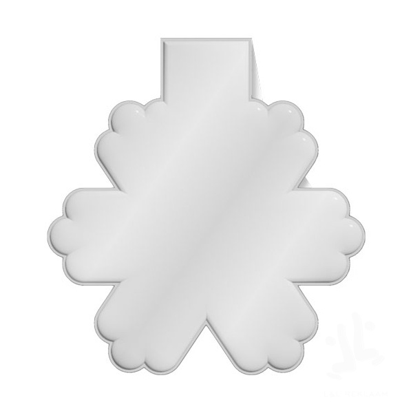 RFX™ M-10 snowflake reflective PVC magnet