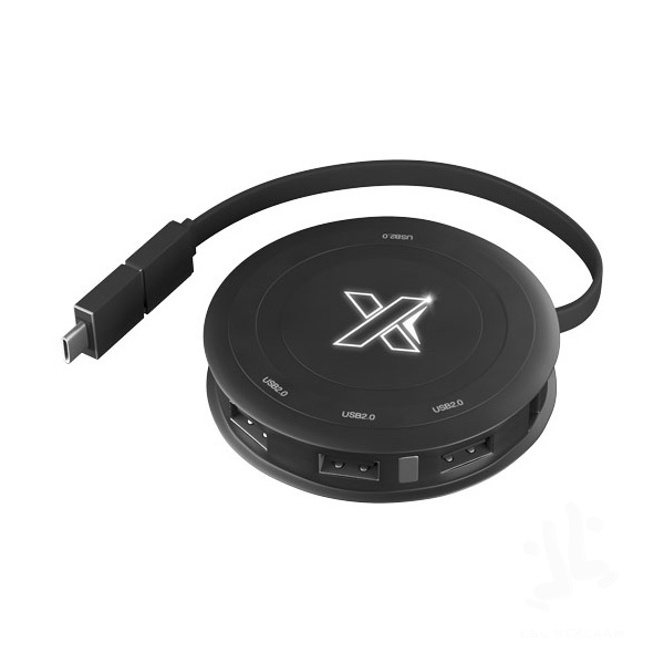 SCX.design H16 5W wireless charger & hub