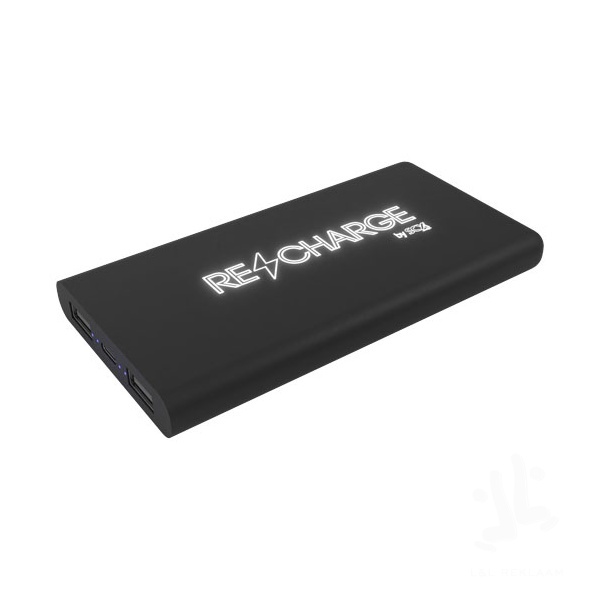 SCX.design P40 10.000 mAh light-up wireless rubber power bank