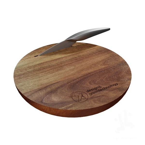 SCX.design K03 wooden cutting board and knife set