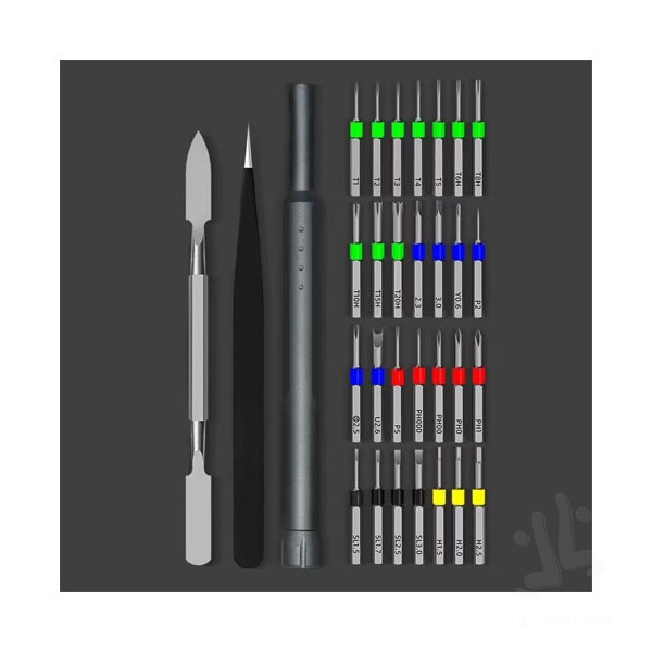 SCX.design T20 31-piece screwdriver and repair set in aluminium case