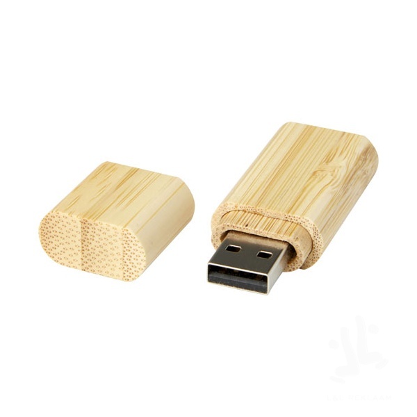 Bamboo USB 2.0 with keyring