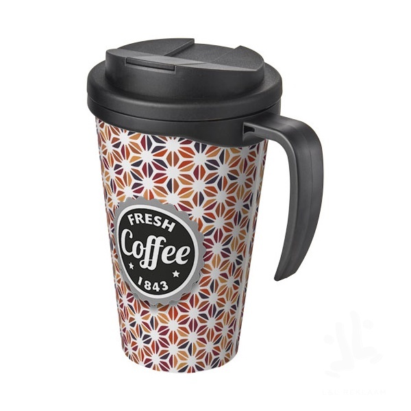 Brite-Americano® Grande 350 ml mug with spill-proof lid