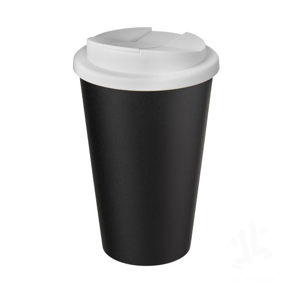 Americano® Eco 350 ml recycled tumbler with spill-proof lid