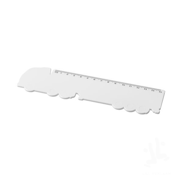 Tait 15 cm lorry-shaped recycled plastic ruler