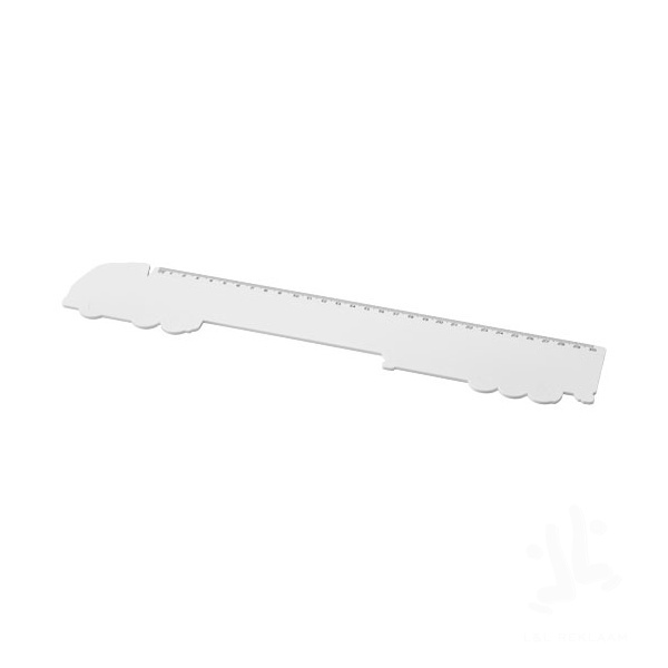 Tait 30cm lorry-shaped recycled plastic ruler