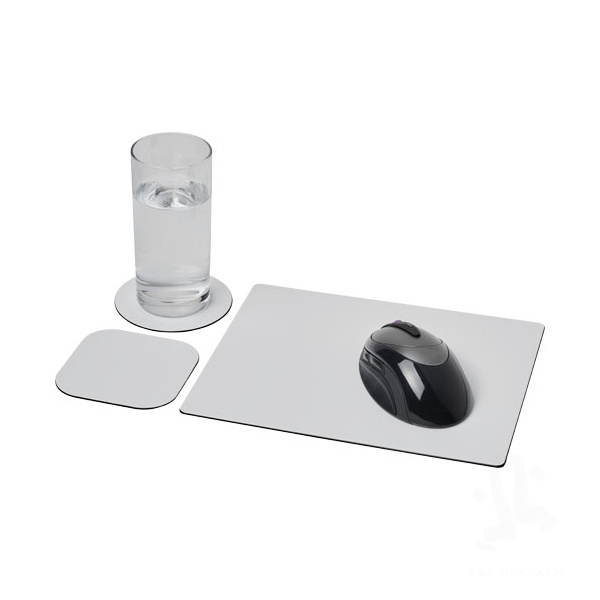 Brite-Mat® mouse mat and coaster set combo 1