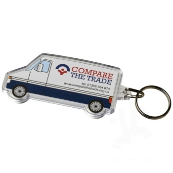 Combo van-shaped keychain