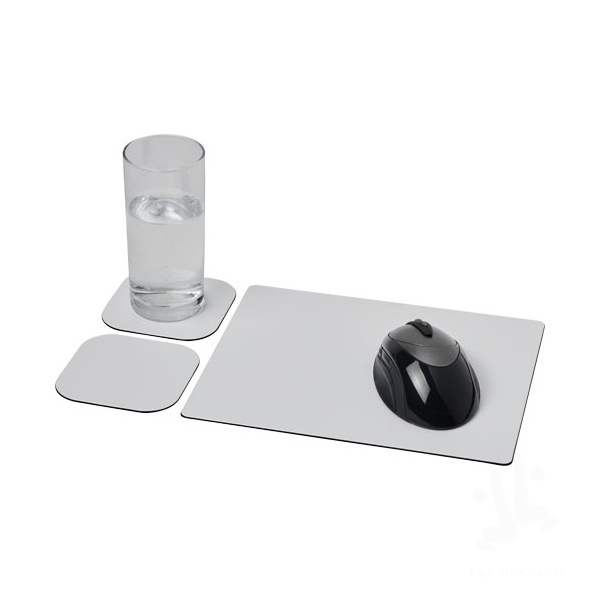 Brite-Mat® mouse mat and coaster set combo 3